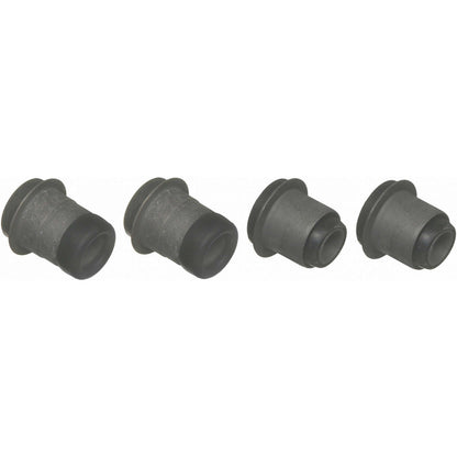 Moog Control Arm Bushing Kit:Front,Upper,Rubber,Black,Ford,Lincoln