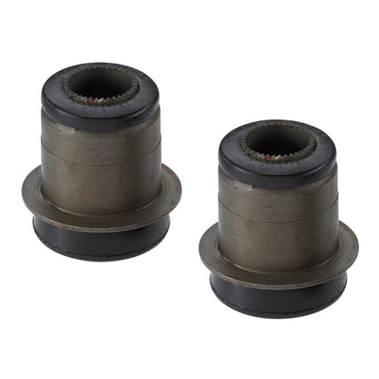 Moog Control Arm Bushings Kit:Front,Upper,Rubber,Black,Pontiac