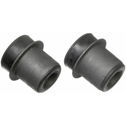 Moog Control Arm Bushings Kit:Front,Upper,Rubber,Black,Pontiac