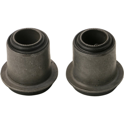 Moog Control Arm Bushings, Front, Upper, Rubber, Black, Cadillac, Kit