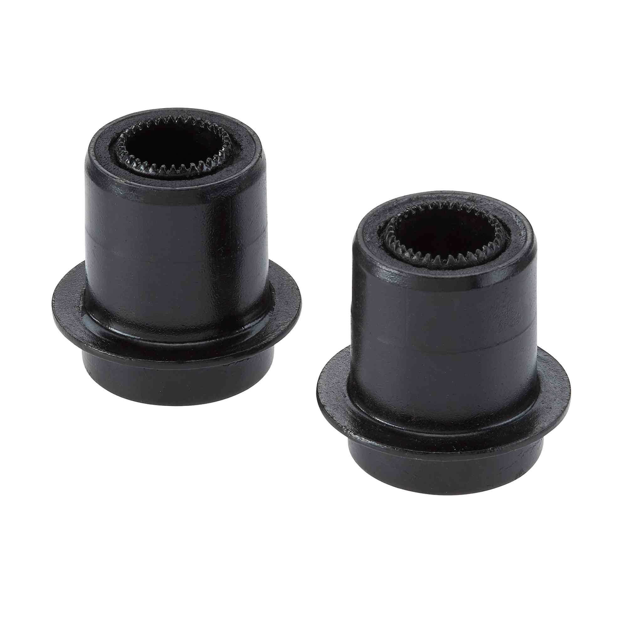 Moog Control Arm Bushings Kit:Front, Upper, Rubber, Black