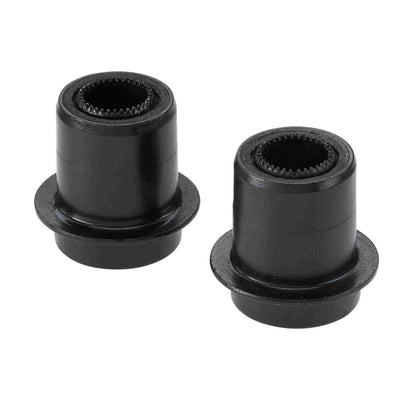 Moog Control Arm Bushings Kit:Front, Upper, Rubber, Black