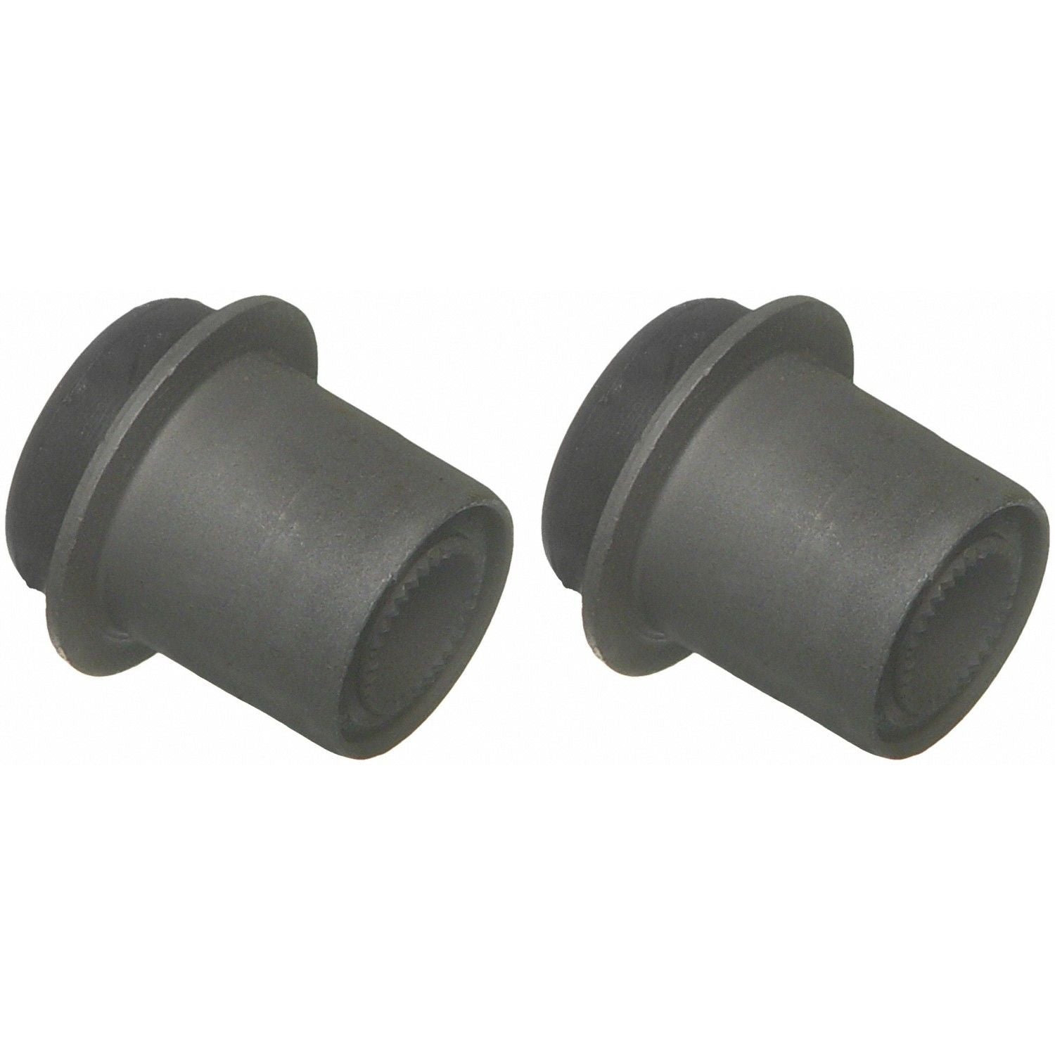 Moog Control Arm Bushings Kit:Front, Upper, Rubber, Black