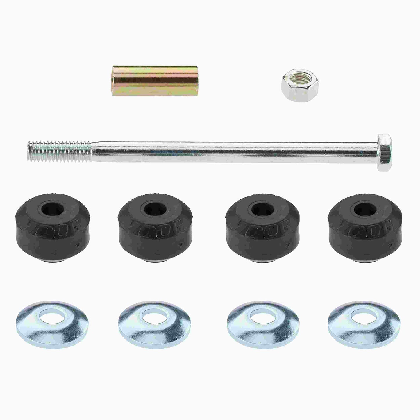 Moog Stabilizer Bar Link Kit:Sway Bar End Link, Thermoplastic Bushings