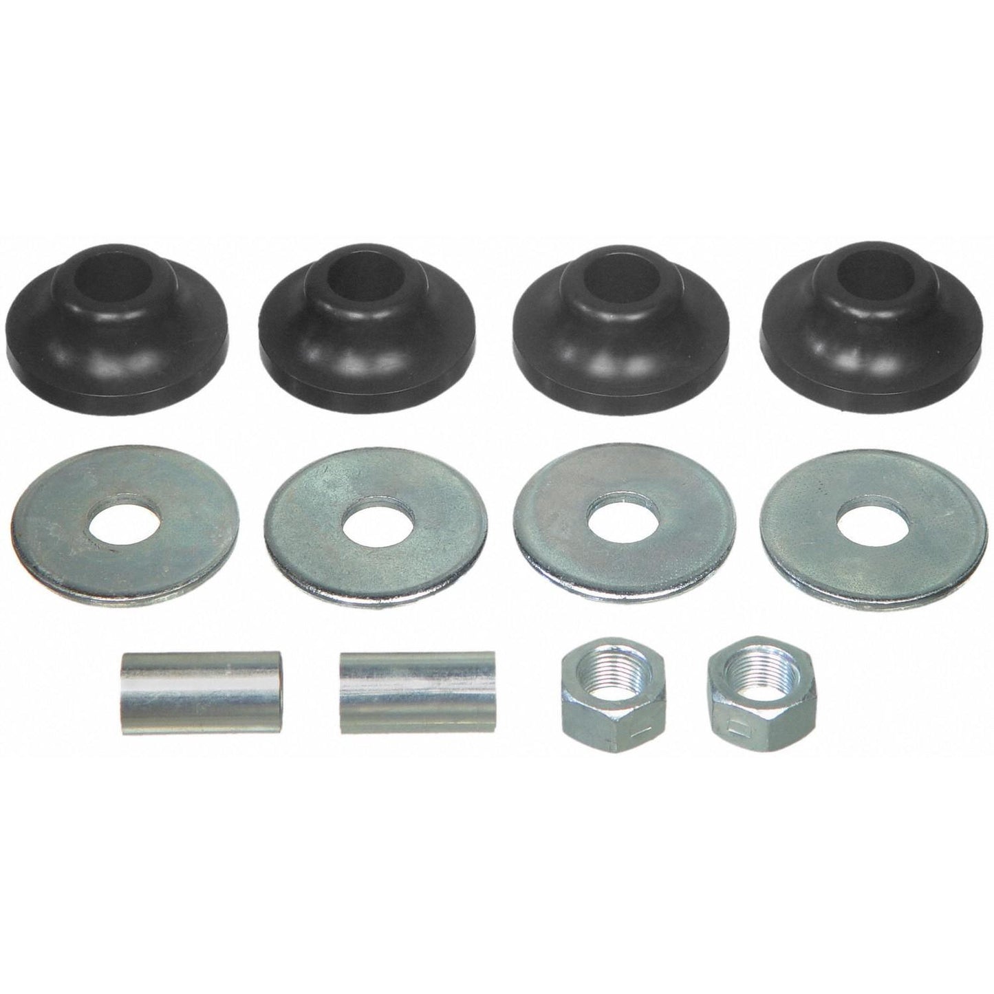 Moog Bushings, Strut Rod, Rubber, Black, Front, Chevy, Kit