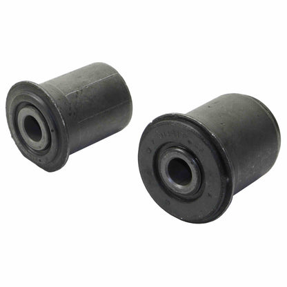 Moog Control Arm Bushing Kit:Front,Lower,Rubber,Black,Buick