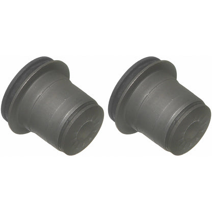 Moog Control Arm Bushings, Front, Upper, Rubber, Black, Chevy
