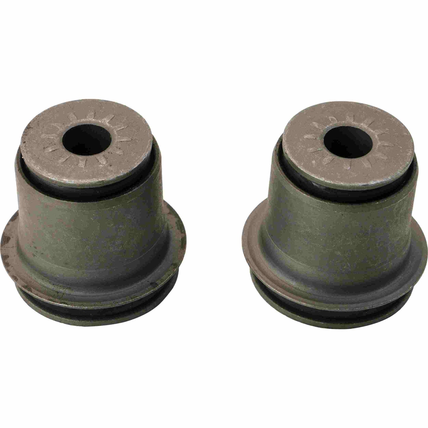 Moog Control Arm Bushings Kit:Front,Upper,Rubber,Black