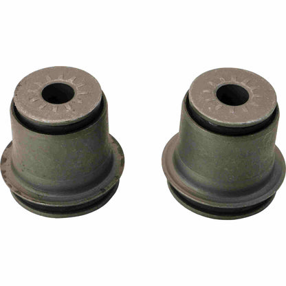 Moog Control Arm Bushings Kit:Front,Upper,Rubber,Black