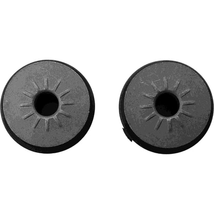 Moog Control Arm Bushings Kit:Front,Upper,Rubber,Black