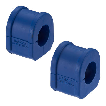 Moog Sway Bar Bushings, Front, Thermoplastic, Blue, 1.140 in. Diameter,