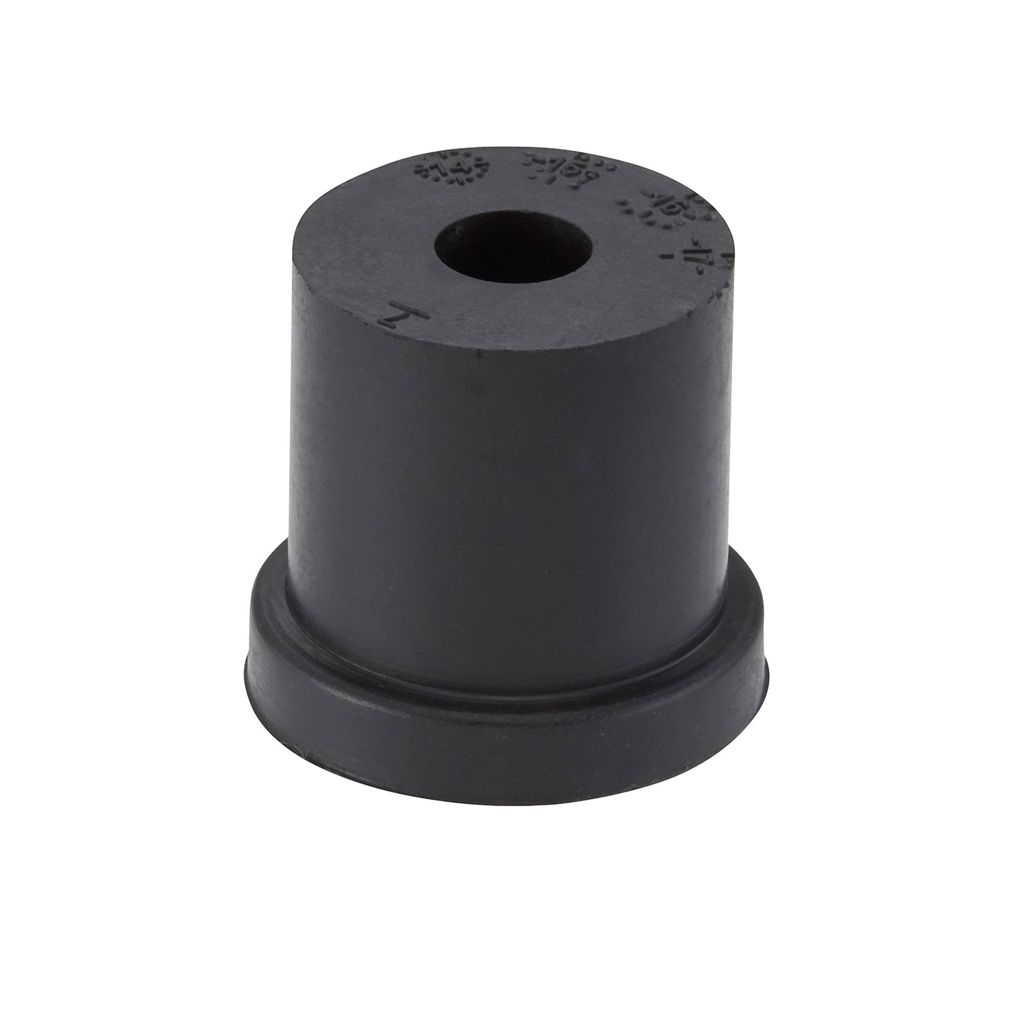 Moog Leaf Spring Shackle Bushing:Rubber,Black,Rear,Chevy,Pontiac