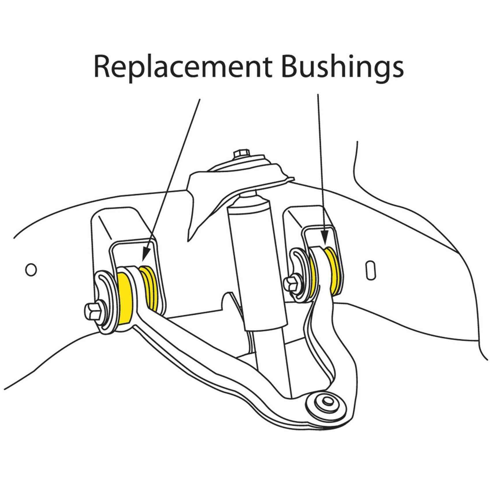 MOOG Chassis Products Suspension Control Arm Bushing K6670