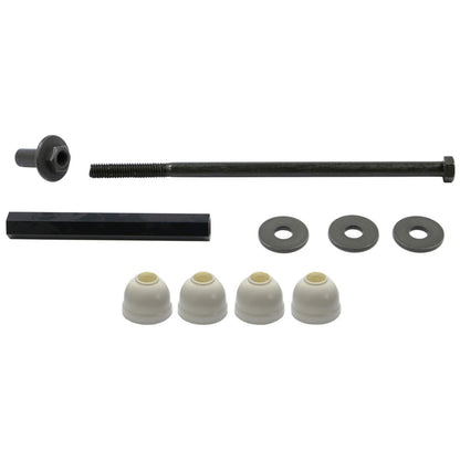 Moog Stabilizer Bar Link Kit:Polyurethane, White, Front