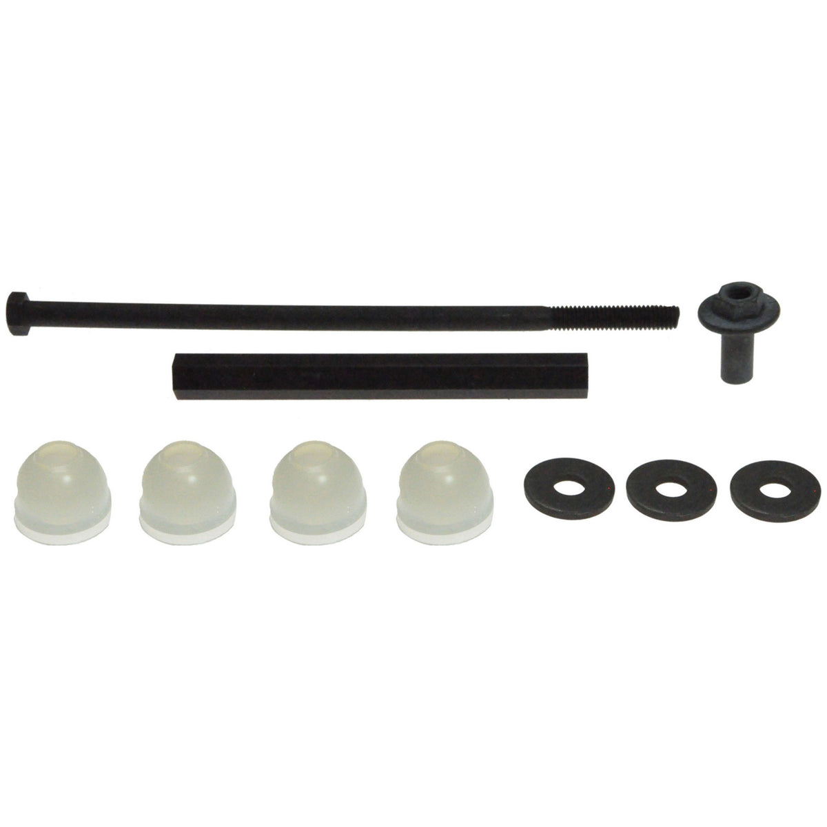 Moog Stabilizer Bar Link Kit:Polyurethane,White,Dodge,Mazda,Mercury