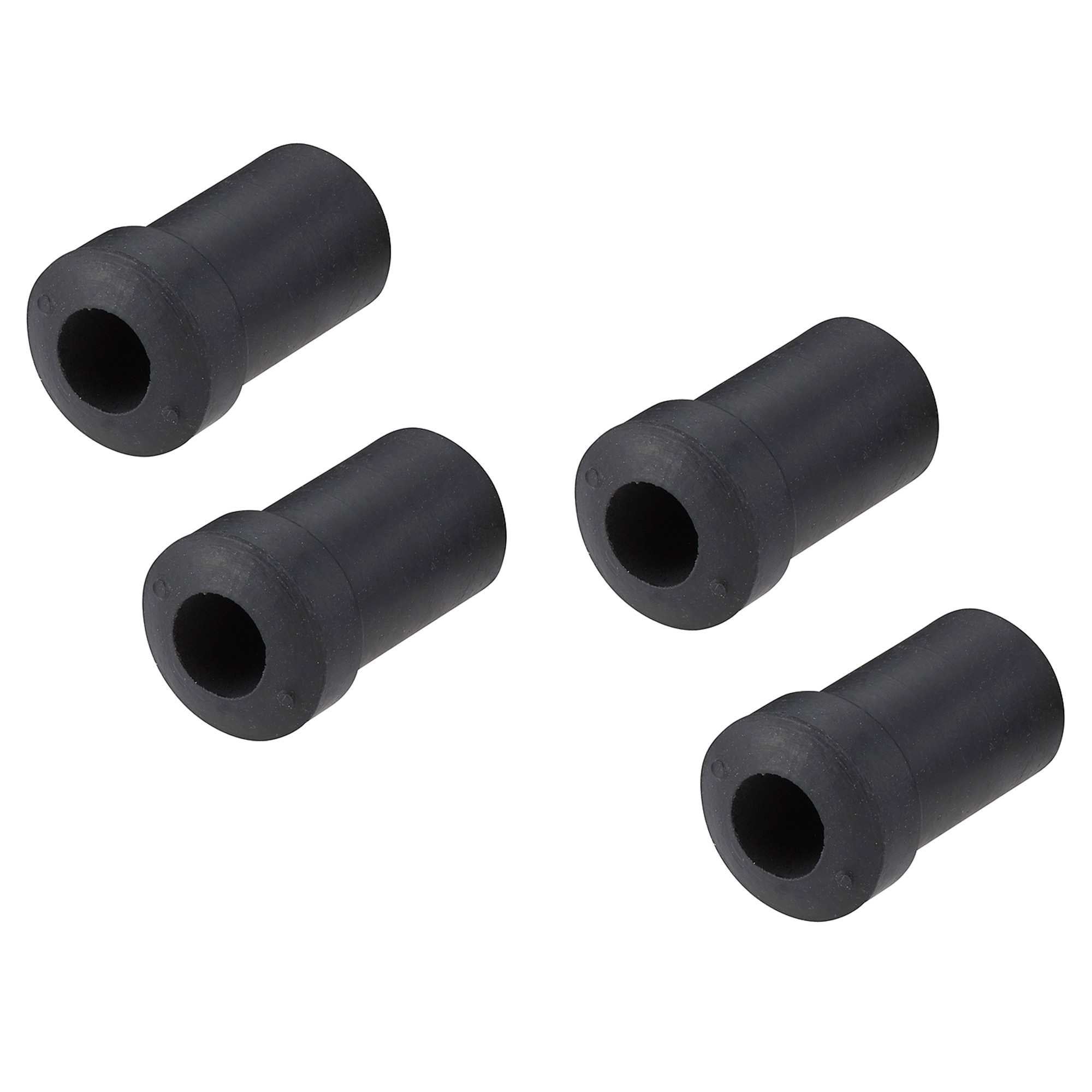 Moog Bushing, Rear Leaf Spring, Rubber, Black, Rear Upper, Dodge, Plymouth