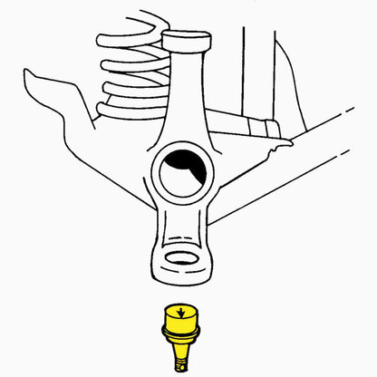 MOOG Chassis Products Suspension Ball Joint K7403