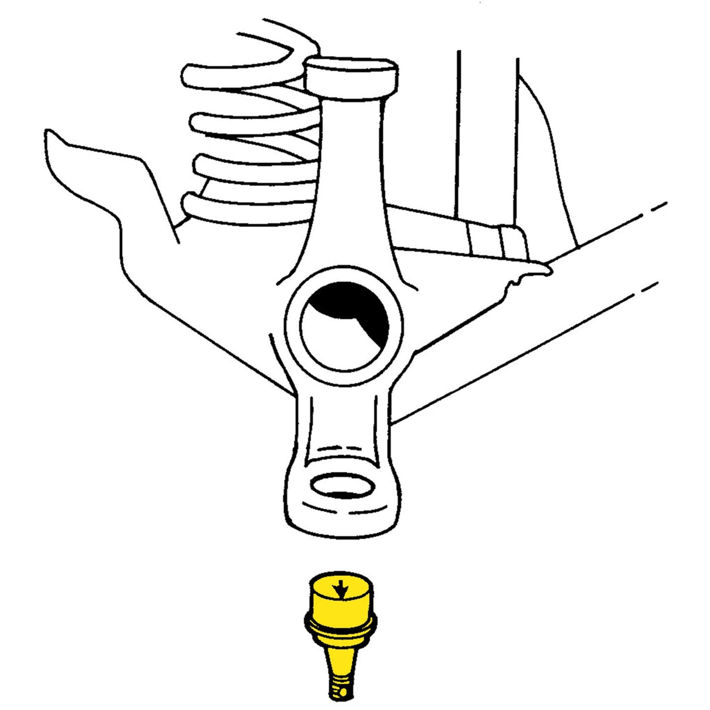 Moog Ball Joint:Greasable,Lower,Jeep