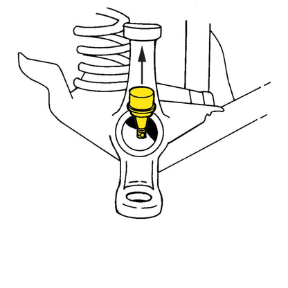 Moog Ball Joint:Upper, Dodge, Pickup, 4WD