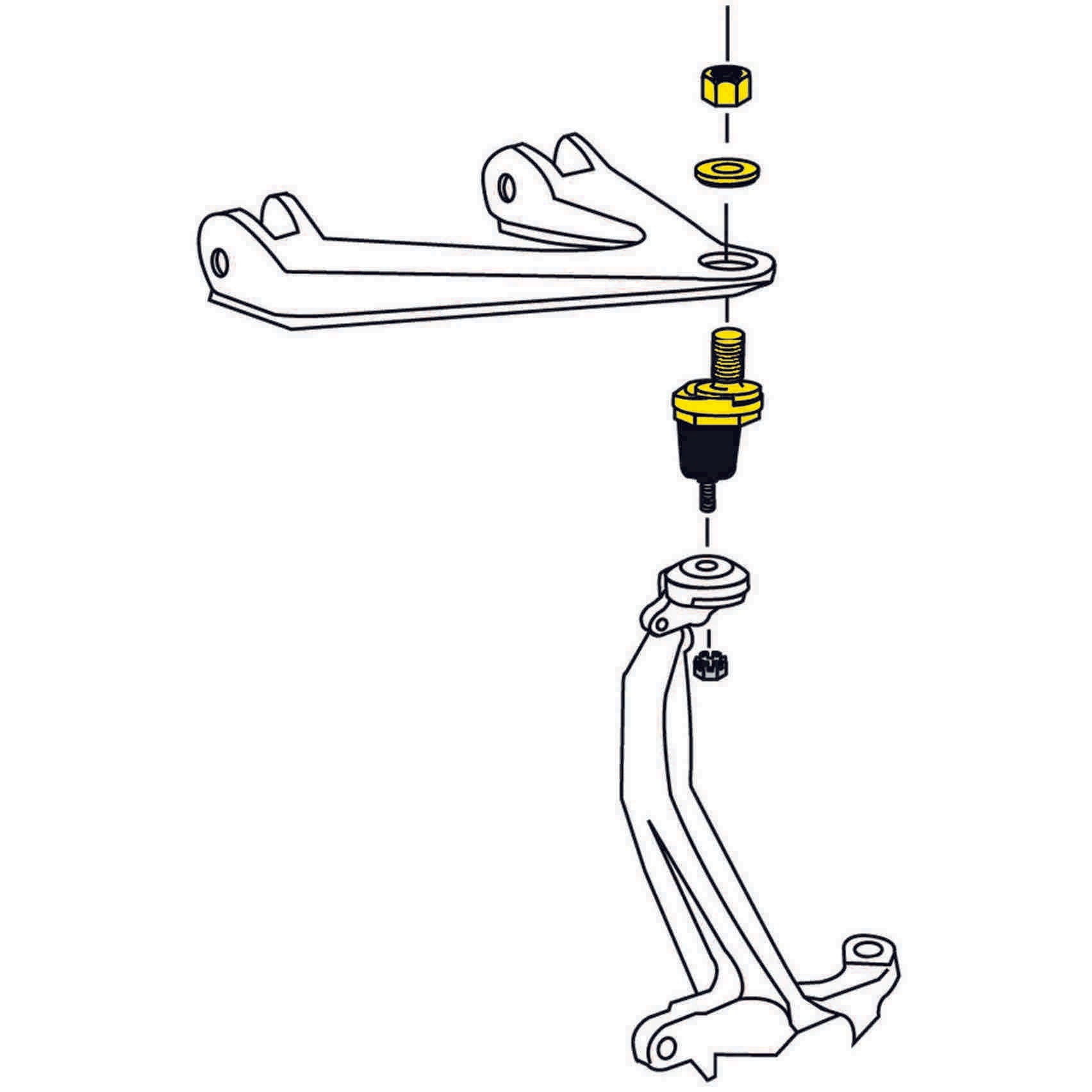 MOOG Chassis Products Suspension Ball Joint K7451