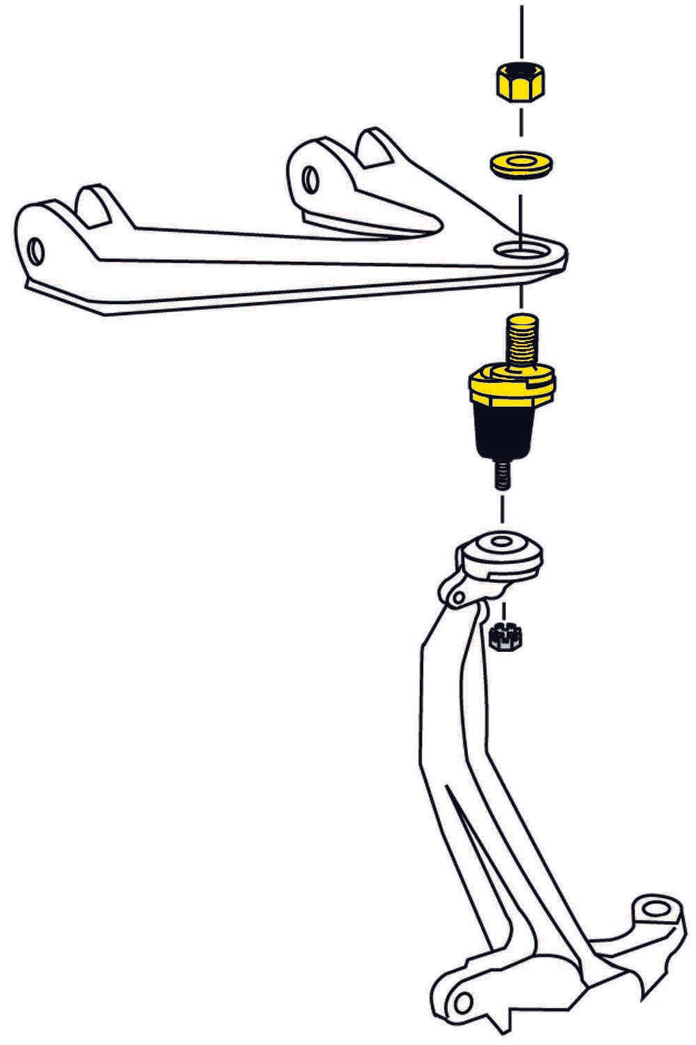 MOOG Chassis Products Suspension Ball Joint K7469