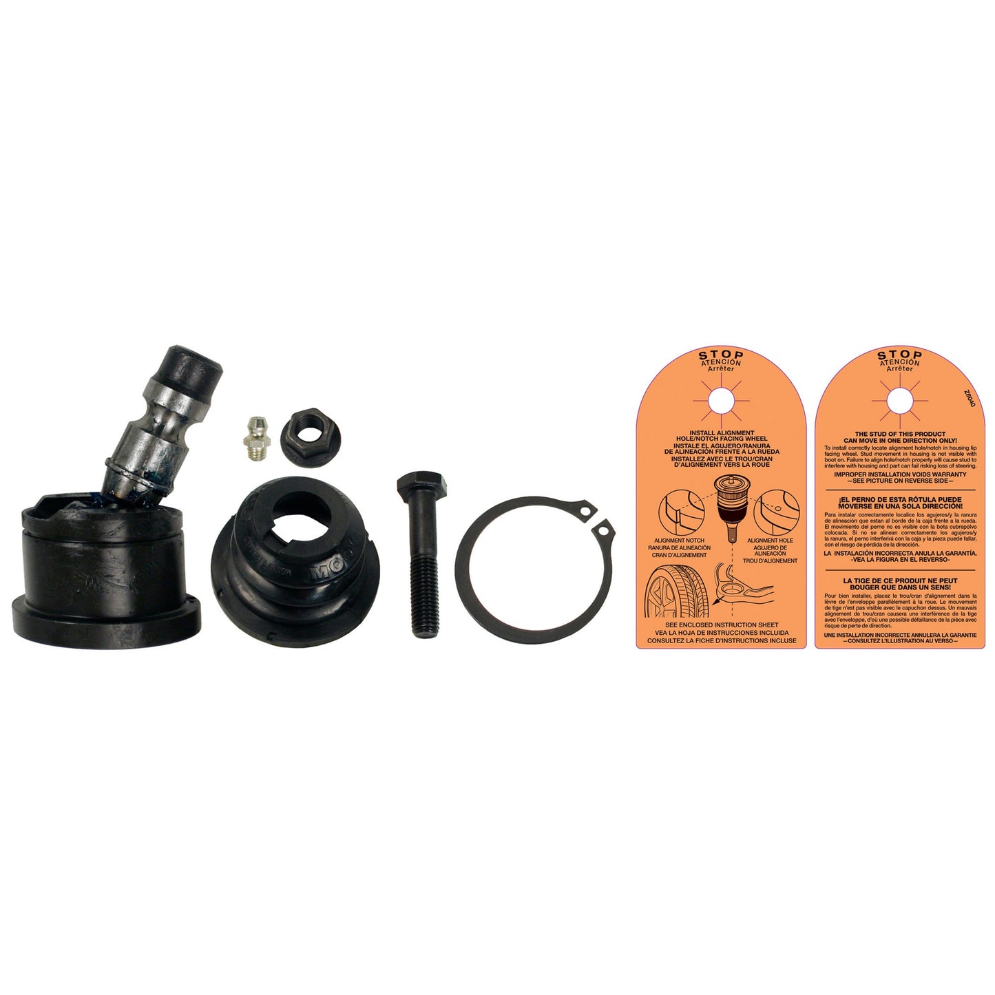Moog Ball Joint:Upper,Ford,Pickup,SUV,4WD