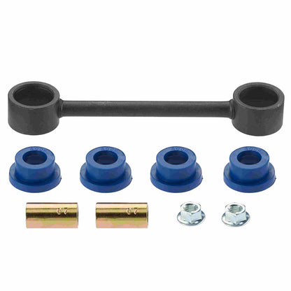 Moog Stabilizer Bar Link:Blue Polyurethane Bushings,Rear,Dodge, Jeep