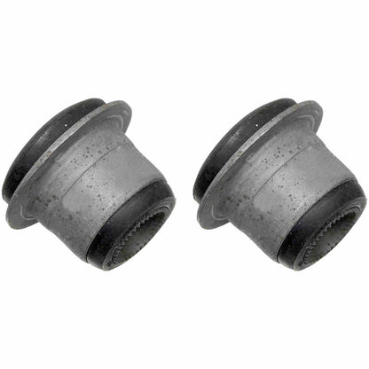 Moog Control Arm Bushing Kit:Front,Upper,Rubber,Black