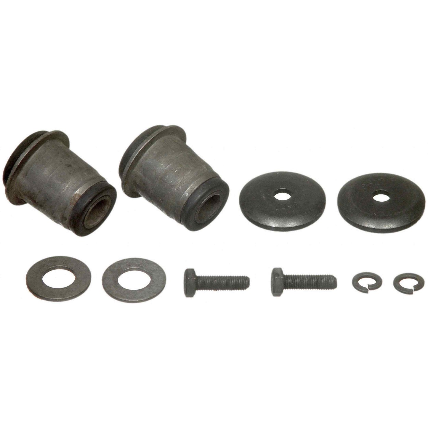 Moog Control Arm Bushings,Front,Upper,Rubber,Black,Ford,Mercury