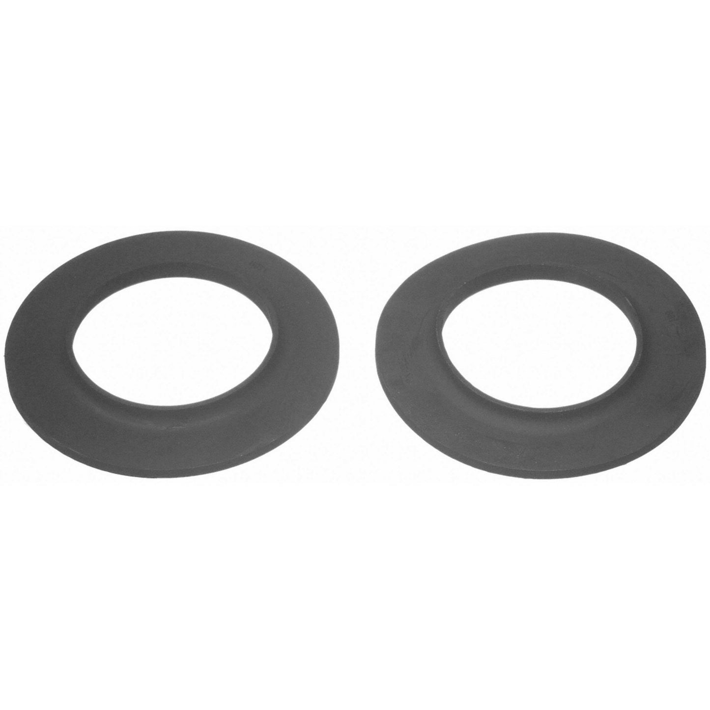 Moog Coil Spring Insulator:Rubber, Rear, Ford, Lincoln, Mercury, Pair