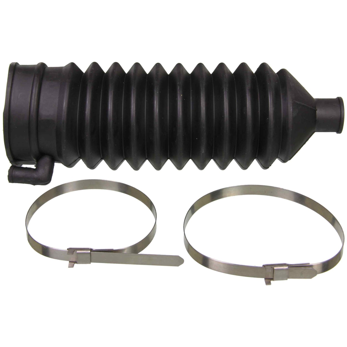 Moog Rack and Pinion Bushings,Rubber,Black,Front,Ford