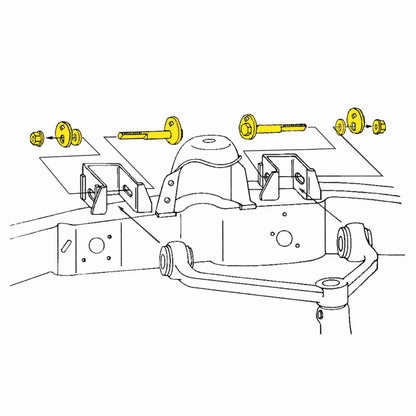 Moog Caster/Camber Adjusting Kit:Adjustable Camber Kit, Front, Pickup/SUV