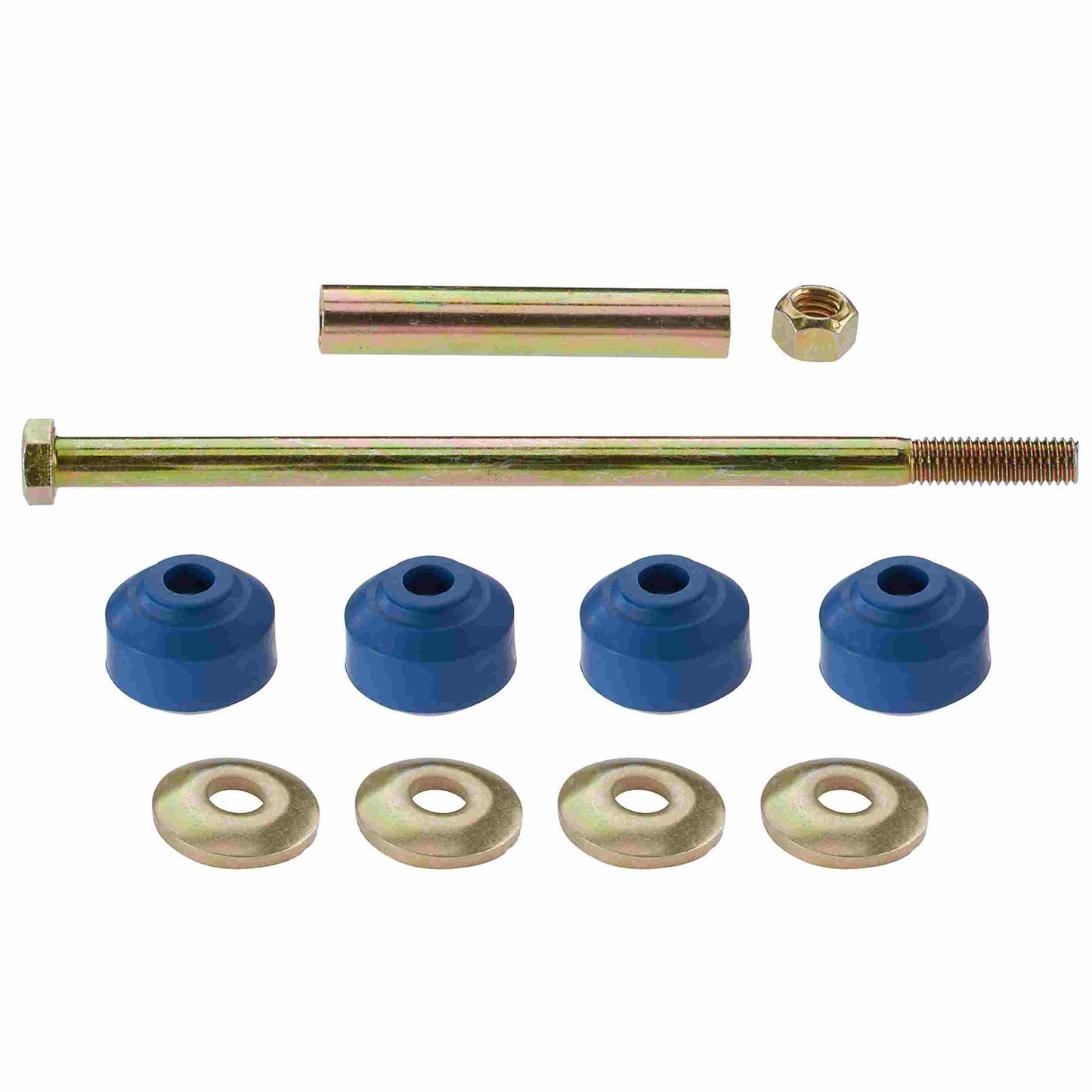 Moog Stabilizer Bar Link Kit:Sway Bar End Link, Thermoplastic Bushings