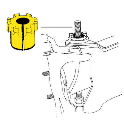 Moog Caster/Camber Adjusting Kit:Adjustable,Front,Dodge,Ford