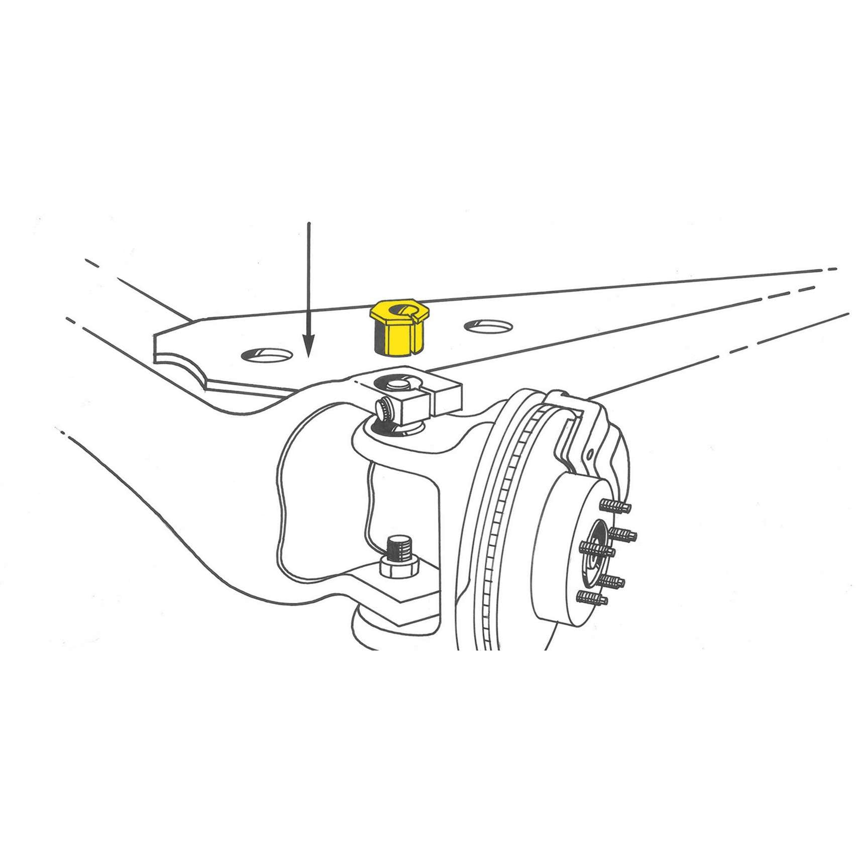 MOOG Chassis Products Alignment Caster / Camber Bushing K8971