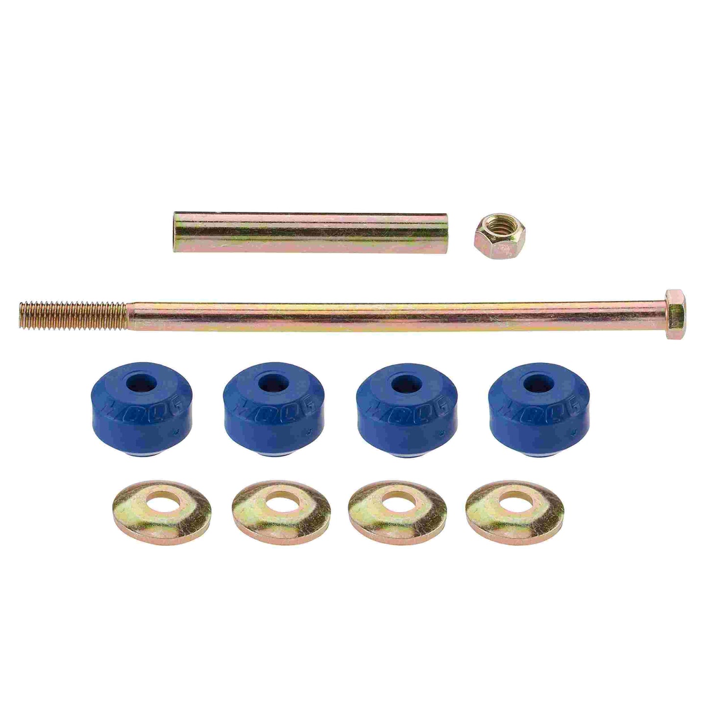 Moog Stabilizer Bar Link Kit:Sway Bar End Link, Polyurethane Bushing,Front