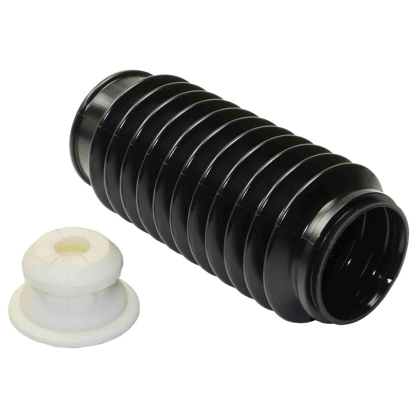 Moog Strut Bellow, Polyurethane, Black, Audi, Buick, Chevy, Chrysler, Dodge