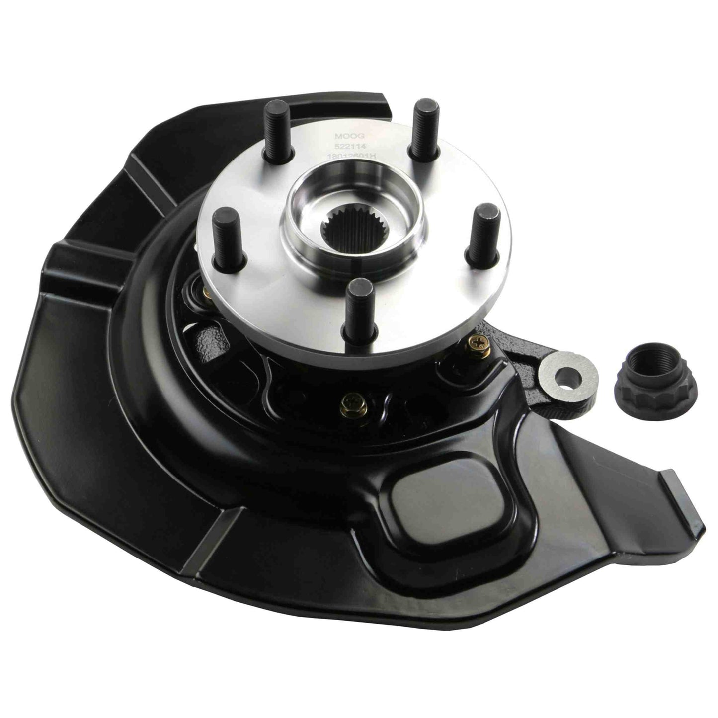 Moog 04-07 Toyota Highlander Base Front Right Complete Knuckle Assembly LK028