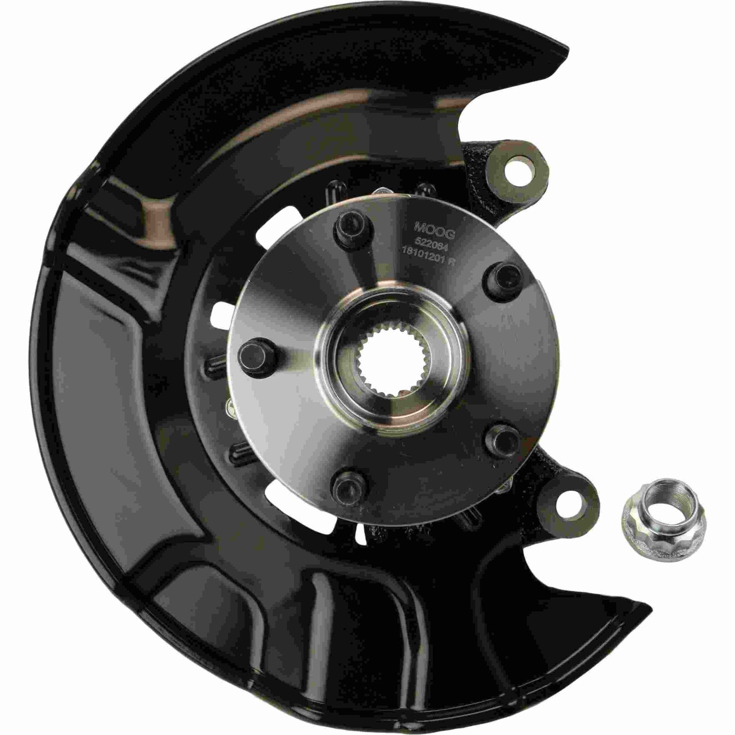 Moog 09-13 Toyota Corolla Front Right Complete Knuckle Assembly LK032