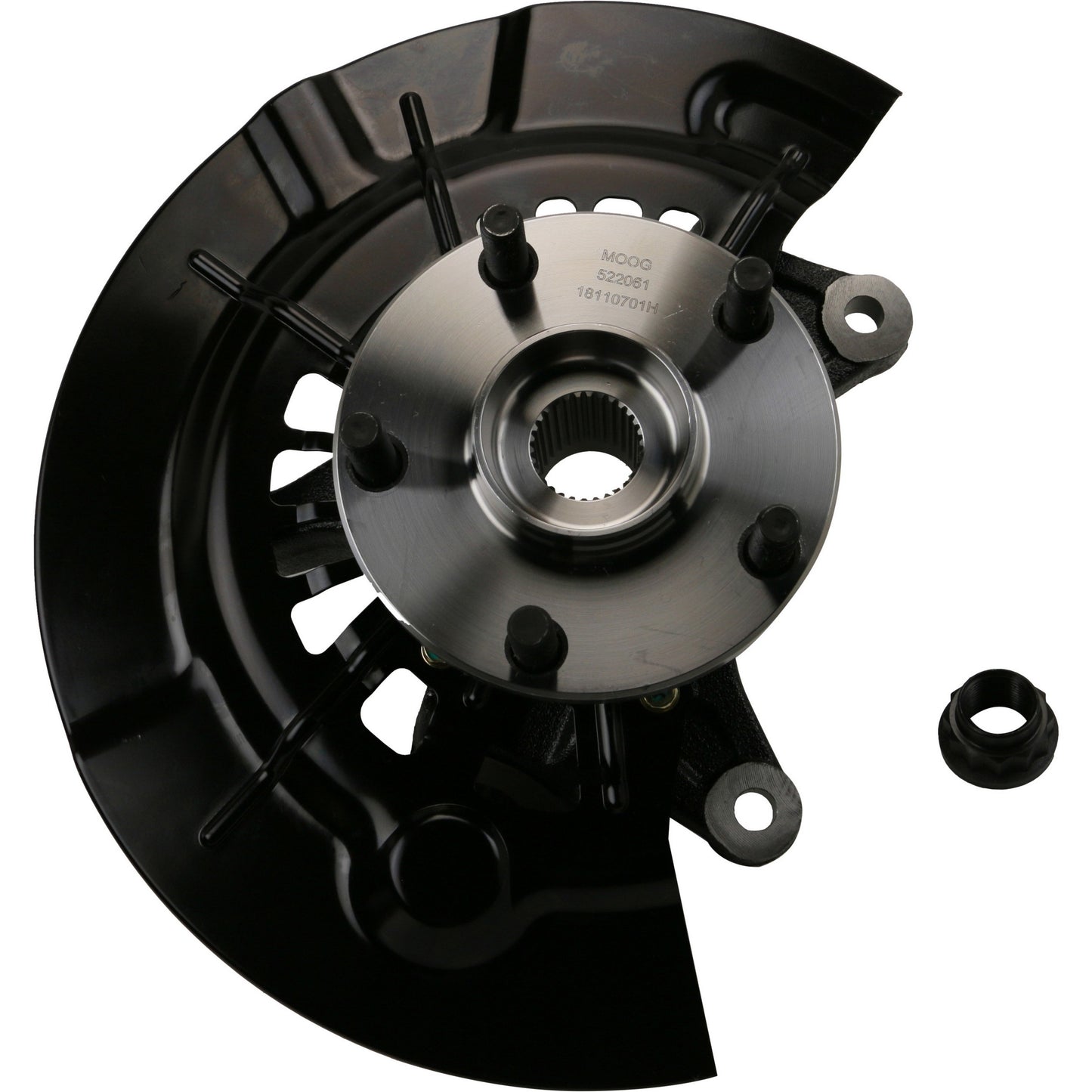 Moog 13-18 Toyota Avalon Front Right Complete Knuckle Assembly LK048