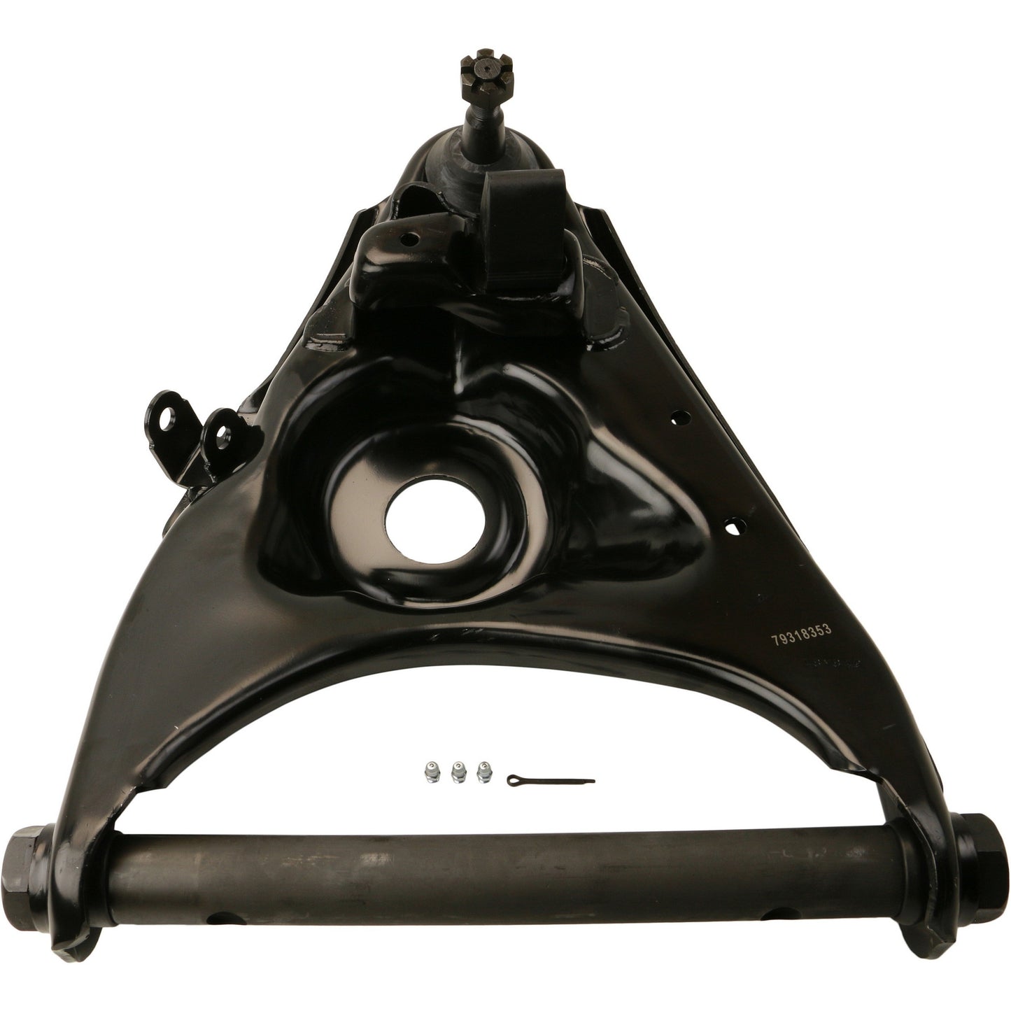 Moog Control Arm and Ball Joint Assembly:Front Lower,Steel,Chevy,GMC