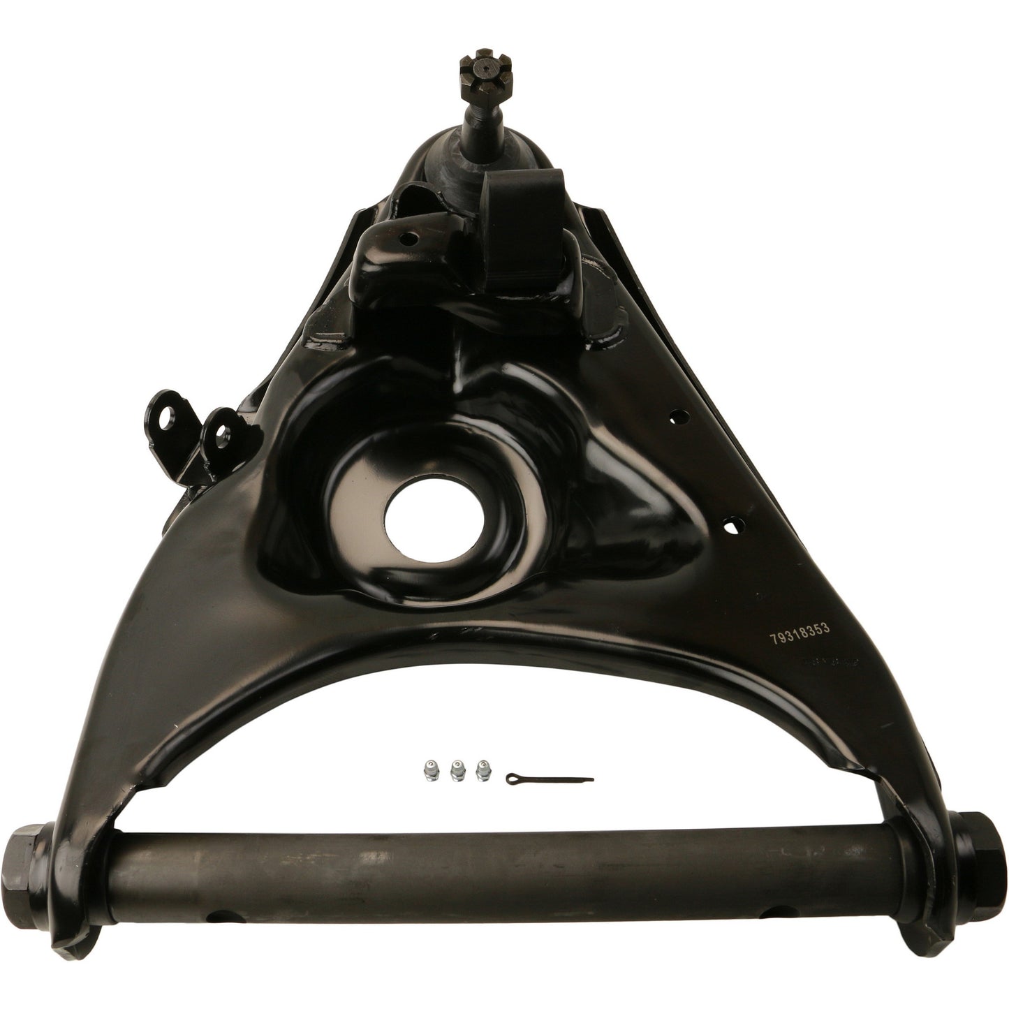 Moog Control Arm and Ball Joint Assembly:Front Lower,Steel,Chevy,GMC