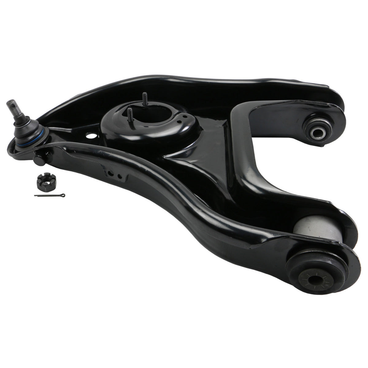 Moog Control Arm,Front Lower,Passenger Side,Steel,Black,Ford,Lincoln,