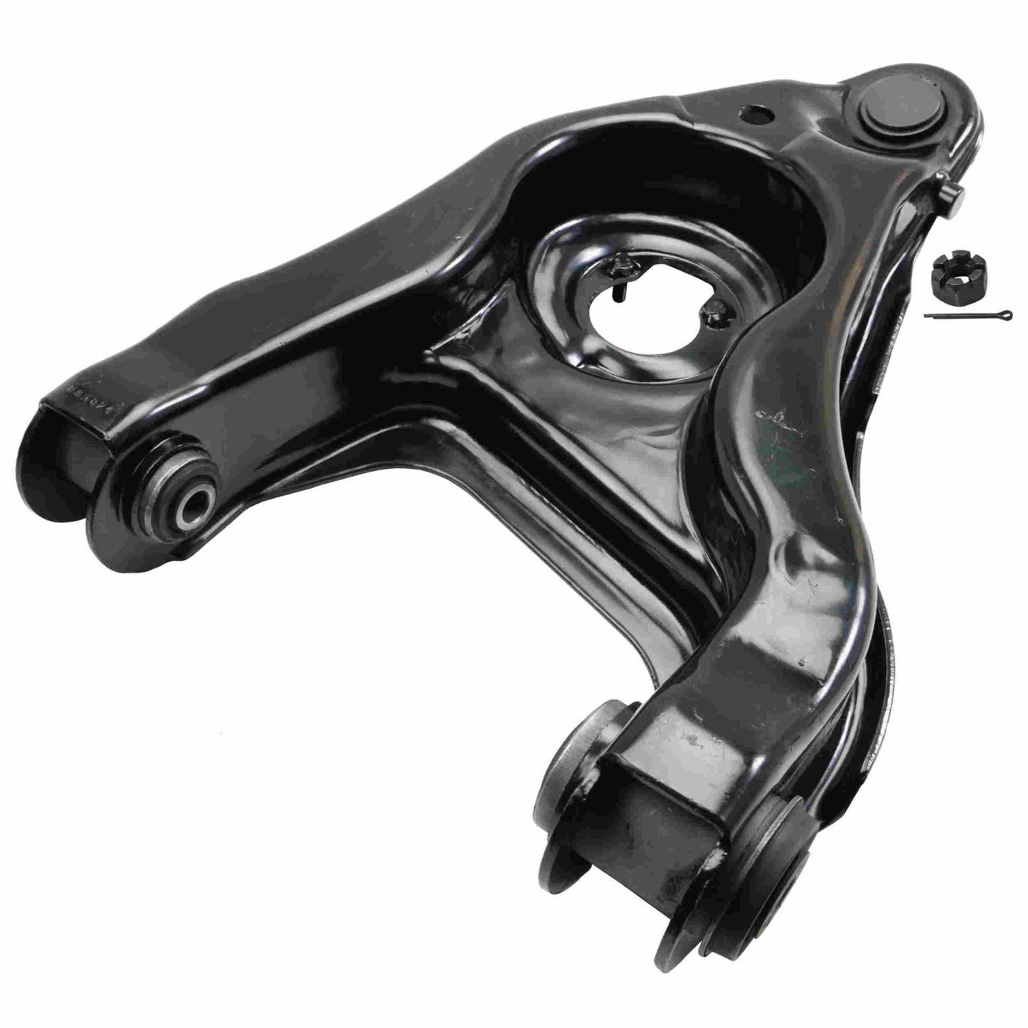 Moog Control Arm,Front Lower,Passenger Side,Steel,Black,Ford,Lincoln,