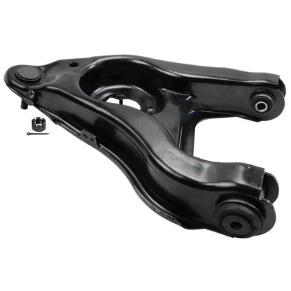 Moog Control Arm, Front Lower, Driver Side, Steel, Black, Ford, Lincoln