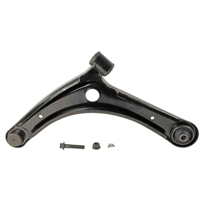Moog Control Arm and Ball Joint Assembly:Steel, Black, Dodge, Jeep