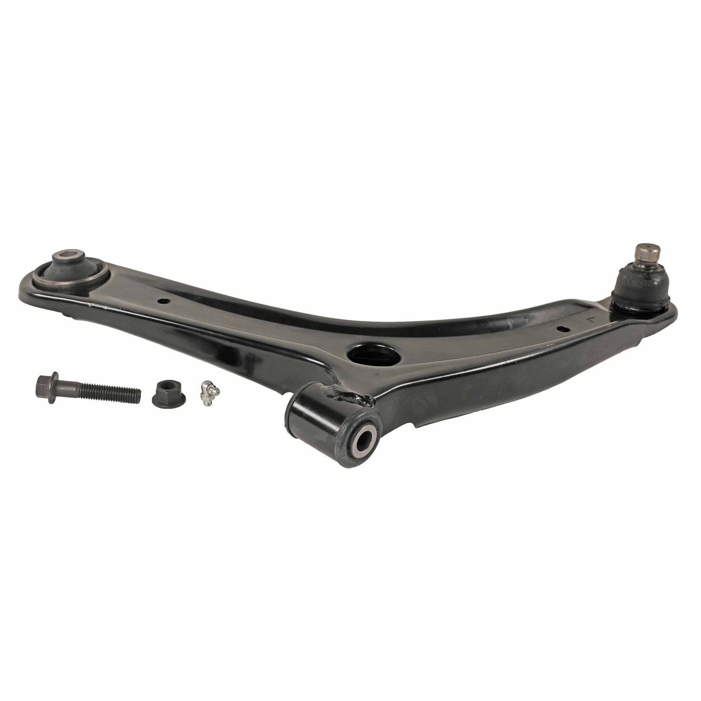 Moog Control Arm and and Ball Joint Assembly:Steel, Black, Dodge, Jeep