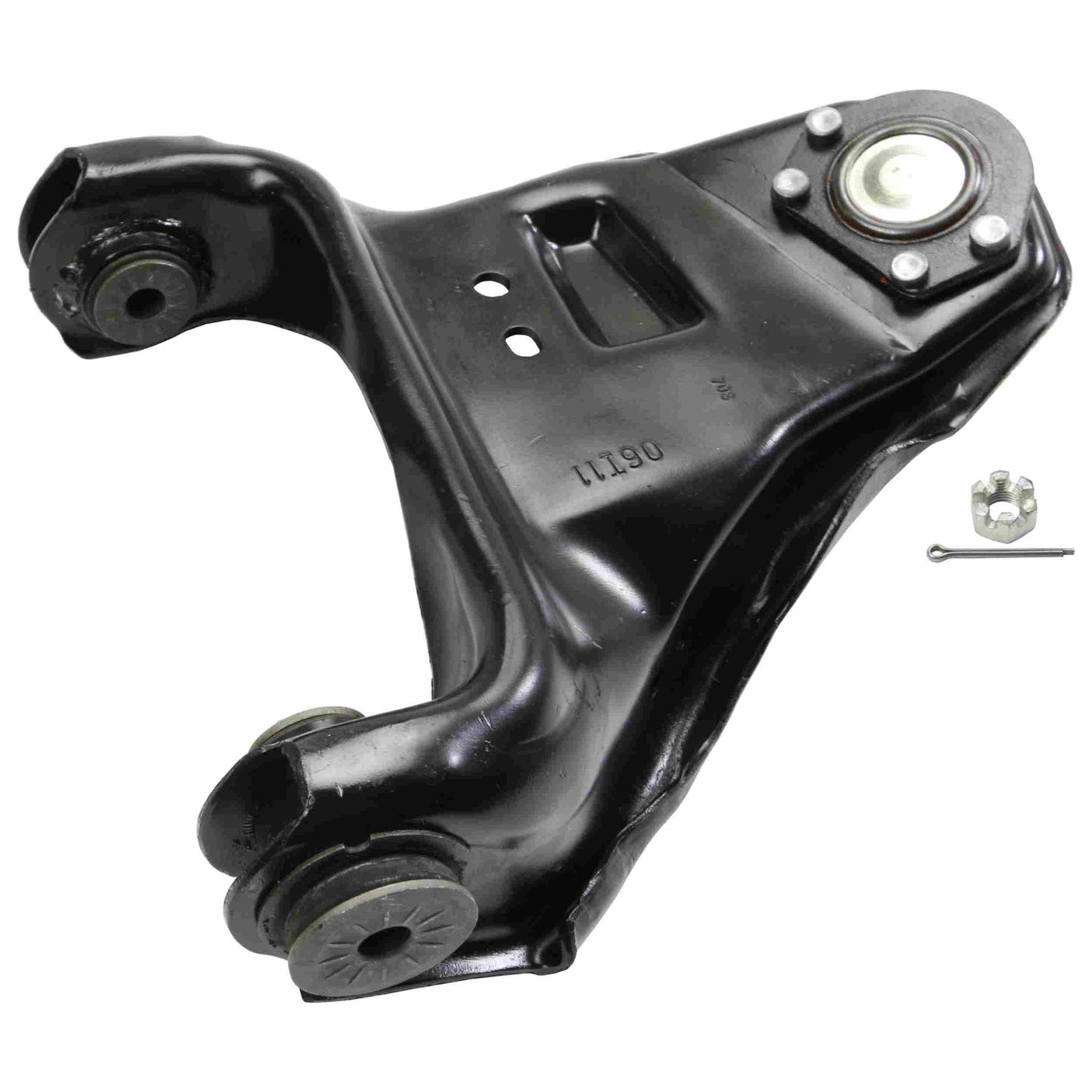 Moog Control Arm, R-Series, Driver Side Front Upper, Steel, Black, Chevy