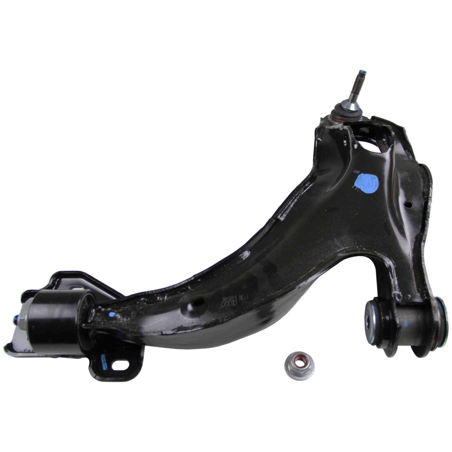 Moog Control Arm and Ball Joint Assembly:Steel,Black,Ford,Mercury