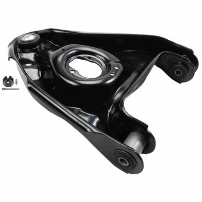 Moog Control Arm and Ball Joint Assembly:Driver Side Front Lower,Black